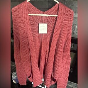 Women's Knit Sweater - Rose by [Woven Heart] 1 sizeS-2xl